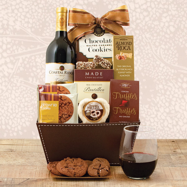 Chocolates & Cabernet Gift Basket