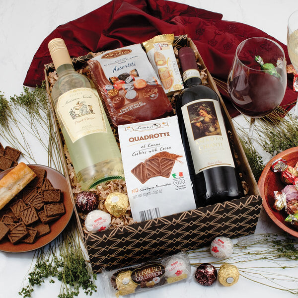 White & Red Wine Gift Box