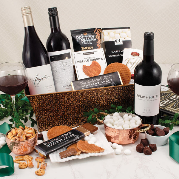 California Trio Wine Gift Basket