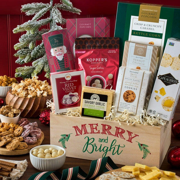 A Merry & Bright Christmas Gift Basket