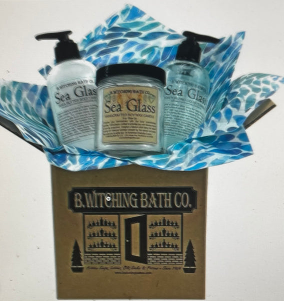 Sea Glass Spa Gift Set