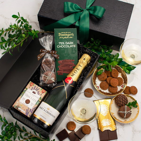 Moet Champagne Gift Basket
