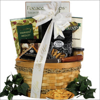 Savory Snacks & Cheese Thank You Gift Basket